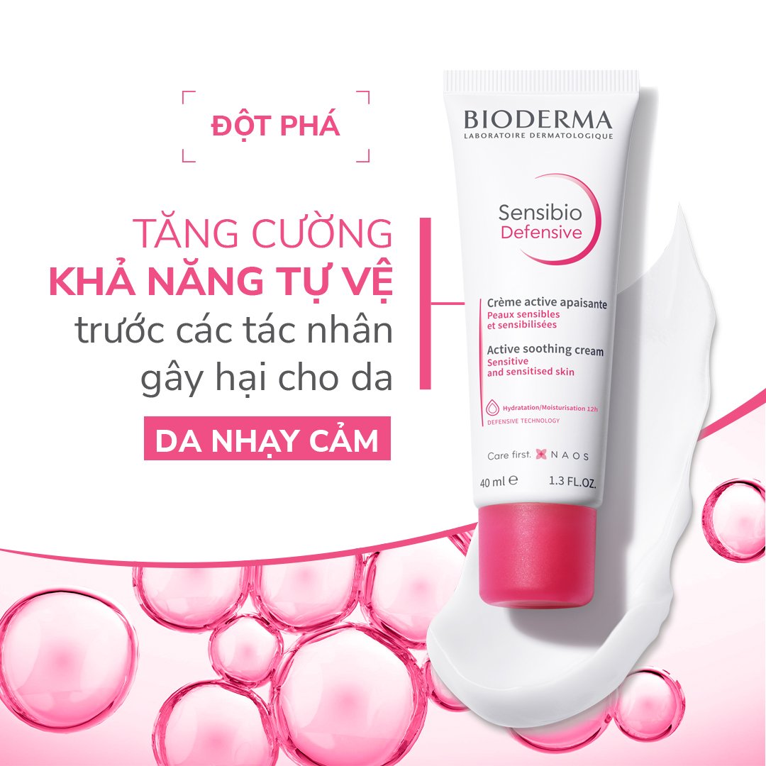 Kem Dưỡng Bioderma Cấp Ẩm Và Làm Dịu Cho Da Nhạy Cảm