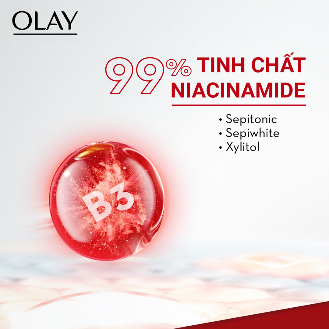 Kem dưỡng sáng da OLAY Luminous Light Perfecting chứa 99% tinh chất Niacinamide