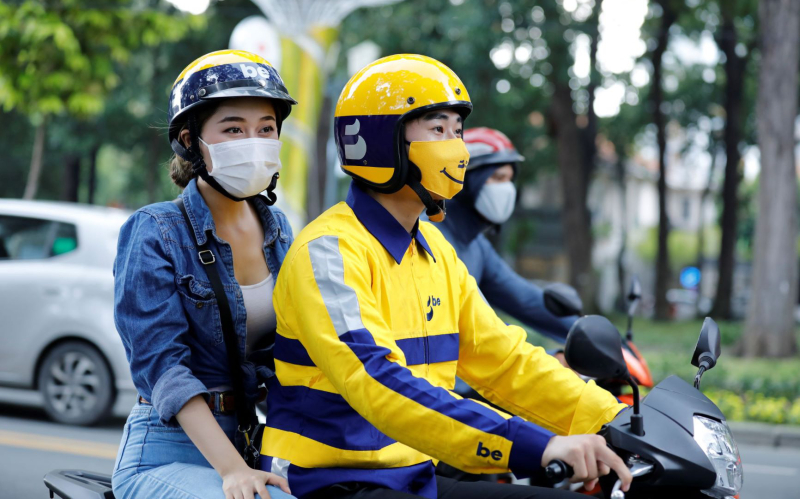 Nền tảng gọi xe – giao hàng Be gọi được 60 triệu USD từ Ngân hàng Deutsche, là thương vụ huy động vốn mạo hiểm lớn nhất trong lĩnh vực logistics năm qua. Ảnh: T.L.