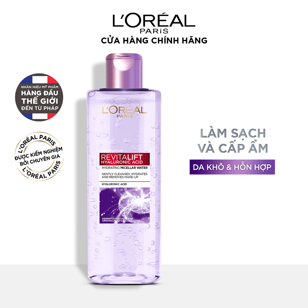 Nước Tẩy Trang L'Oreal Paris Làm Sạch Và Cấp Ẩm 400ml