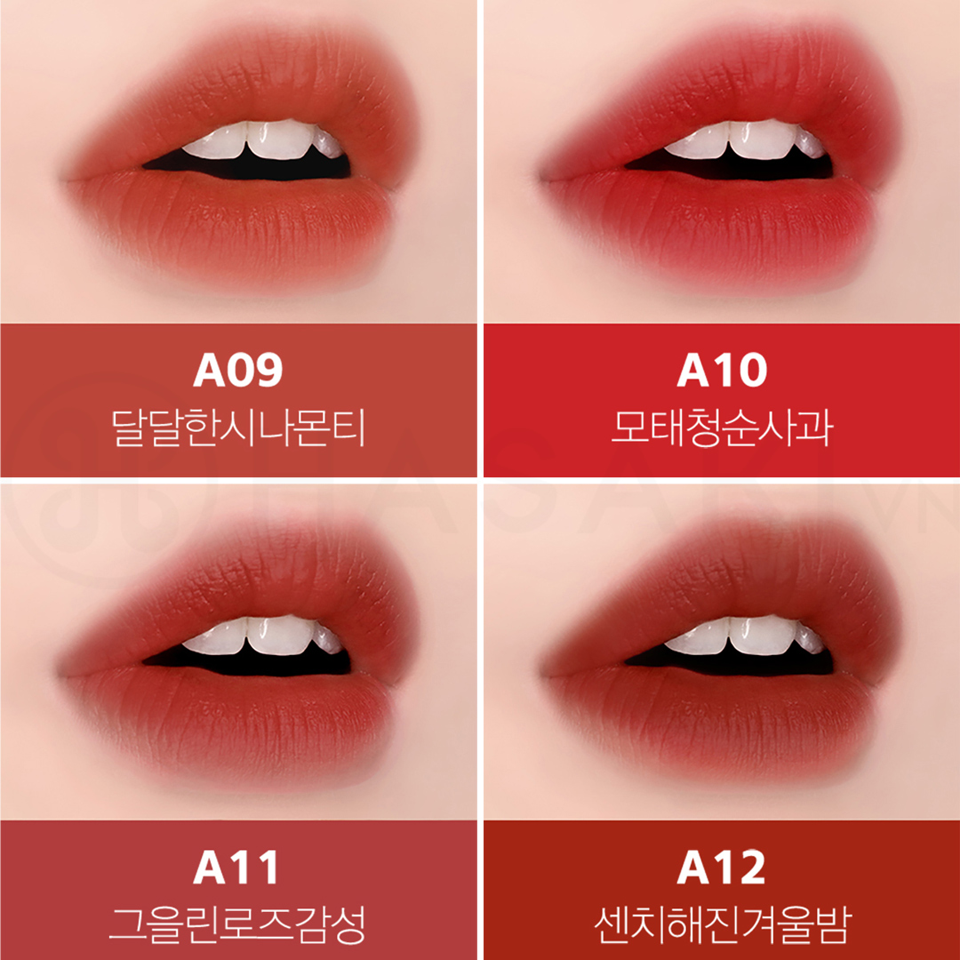 Son Kem Lì Black Rouge Air Fit Velvet Version 2 Mood Filter 4.5g Son Kem Lì Black Rouge Air Fit Velvet Version 2 Mood Filter